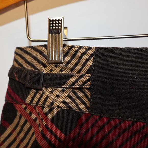 Ann Taylor Corduroy Pencil Skirt Front Pleat Hidden Zipper Multicolor Pattern - Picture 7 of 14